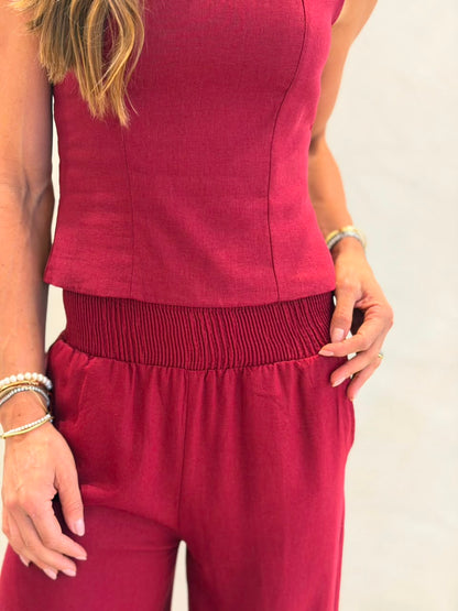 Calca Cos Lastex Bolso Frente E Costas V